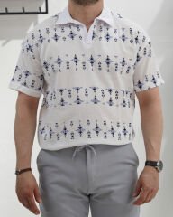 DESENLİ YAKALI TSHIRT