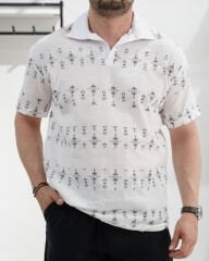 DESENLİ YAKALI TSHIRT